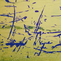 Trace 6, peinture contemporaine