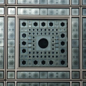 detail des fenetres de l'Institut du Monde Arabe