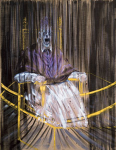Portrait du Pape, par le peintre Francis Bacon Study after Vélázquez's Portrait of Pope Innocent X - 1953, Francis Bacon