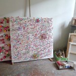 Atelier de Kumiko Nakajima Peinture contemporaine dans l'atelier de Kumiko Nakajima