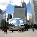 The bean, sculpture monumentale, Chicago, Millenium Park Clood gate