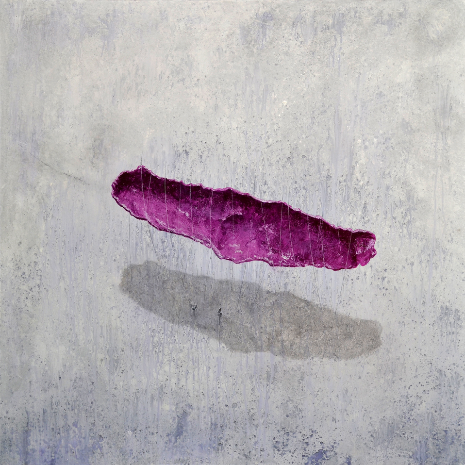 Gravitation 5, Peinture contemporaine, acrylique sur toile, 140 x 140, année 2012