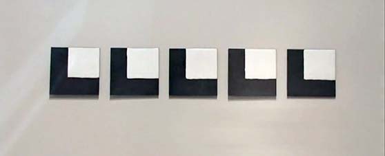 Ensemble de 5 toiles de Robert Ryman Robert Ryman, artiste peintre contemporain minimaliste